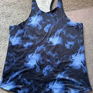 Jed North Navy Tie-Dye Tank XL